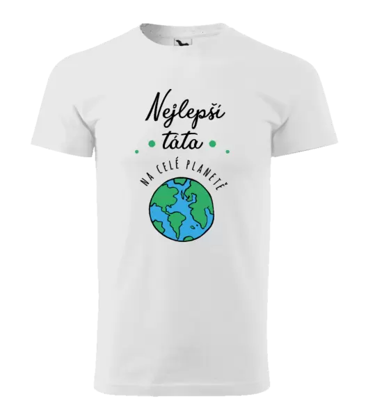 Pánské tričko Nejlepší táta na celé planetě