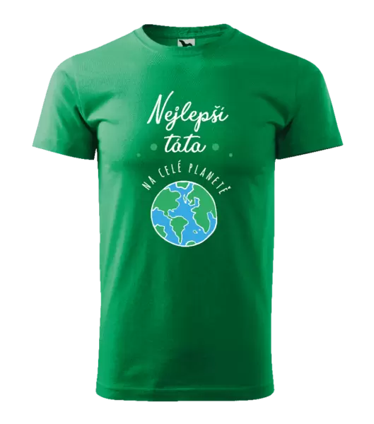 Pánské tričko Nejlepší táta na celé planetě