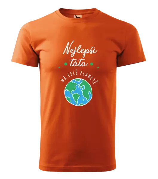 Pánské tričko Nejlepší táta na celé planetě