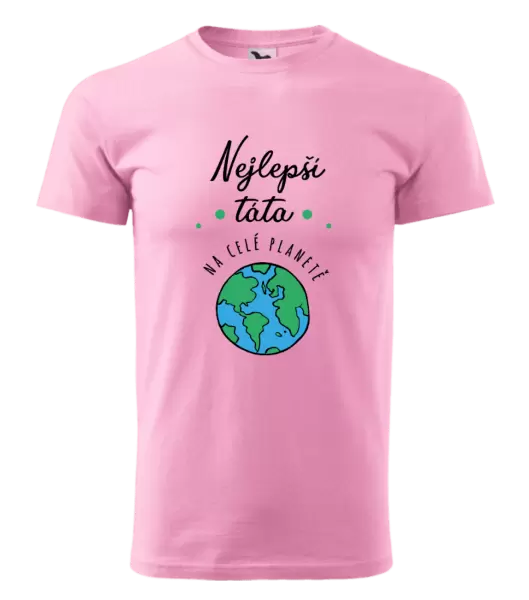 Pánské tričko Nejlepší táta na celé planetě