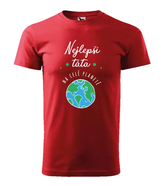 Pánské tričko Nejlepší táta na celé planetě