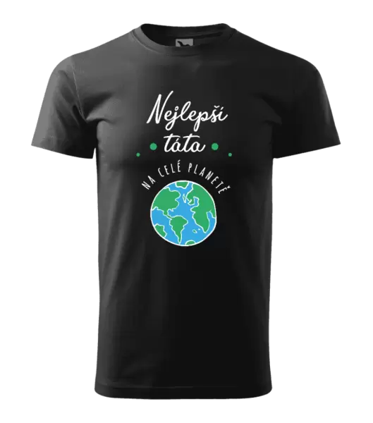 Pánské tričko Nejlepší táta na celé planetě
