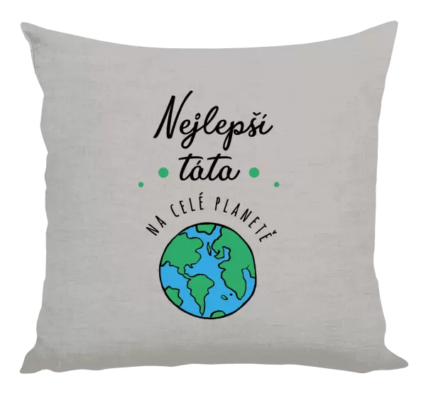 Polštář Nejlepší táta na celé planetě