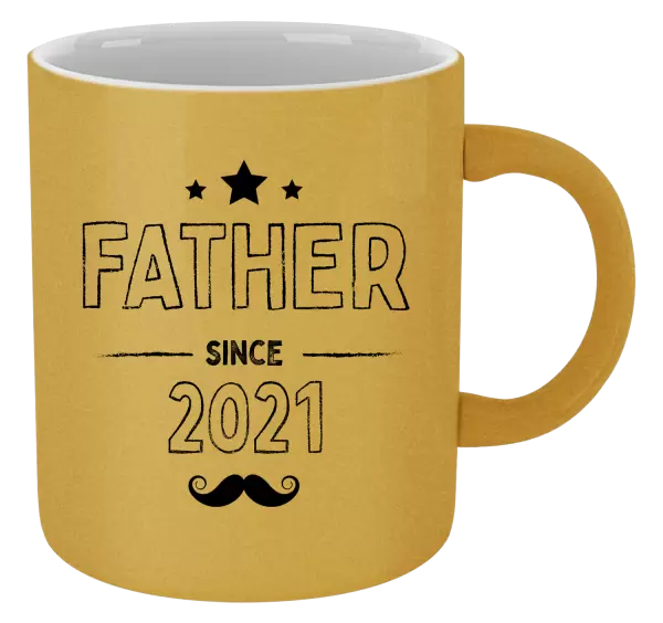 Metalický hrnek Father since