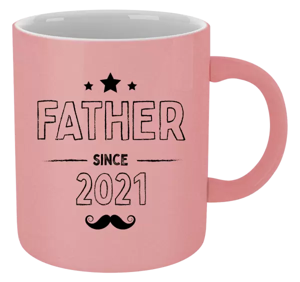 Metalický hrnek Father since