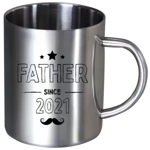 Nerezový hrnček Father since