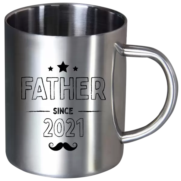 Nerezový hrnek Father since