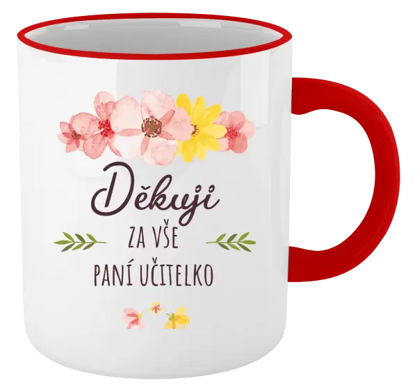 Hrnek Děkuji za vše, paní učitelko