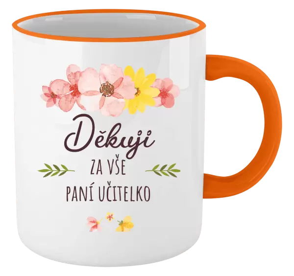 Hrnek Děkuji za vše, paní učitelko