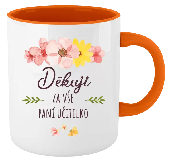 Hrnek Děkuji za vše, paní učitelko