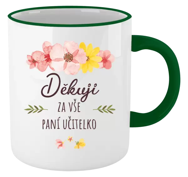 Hrnek Děkuji za vše, paní učitelko