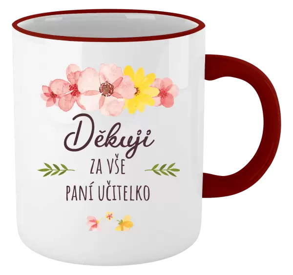 Hrnek Děkuji za vše, paní učitelko