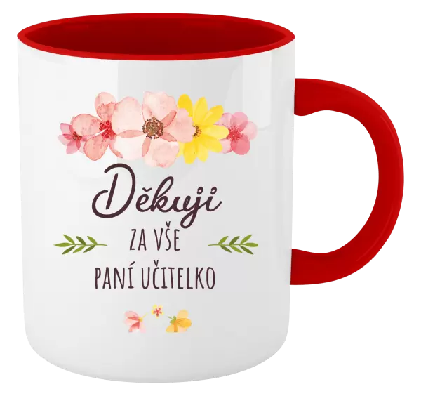 Hrnek Děkuji za vše, paní učitelko