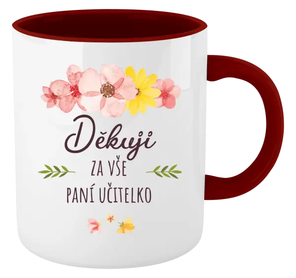 Hrnek Děkuji za vše, paní učitelko