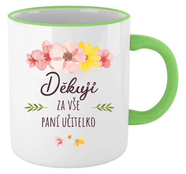 Hrnek Děkuji za vše, paní učitelko
