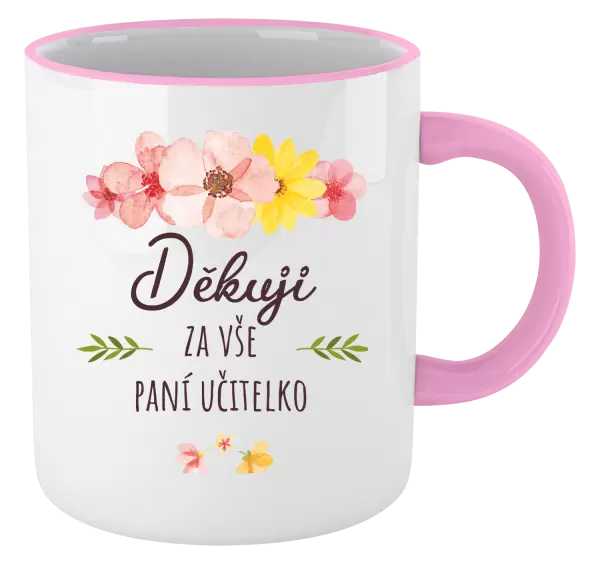 Hrnek Děkuji za vše, paní učitelko