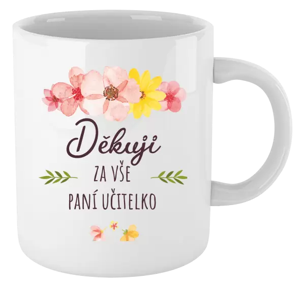 Hrnek Děkuji za vše, paní učitelko