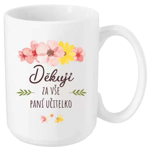 Hrnek Děkuji za vše, paní učitelko