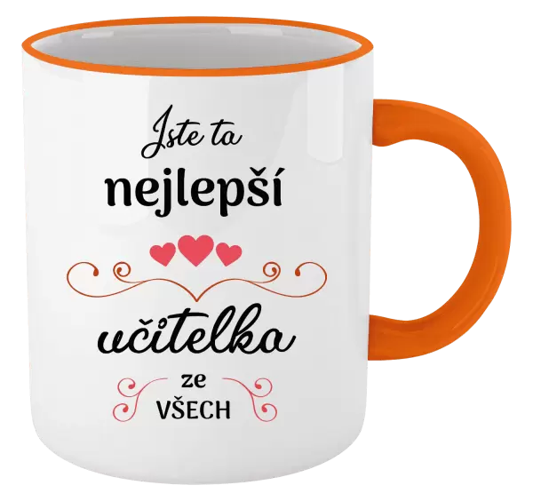 Hrnek Jste ta nejlepší učitelka ze všech