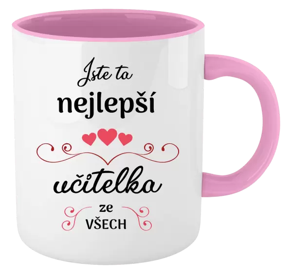 Hrnek Jste ta nejlepší učitelka ze všech