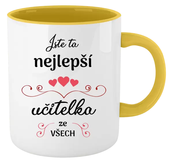 Hrnek Jste ta nejlepší učitelka ze všech