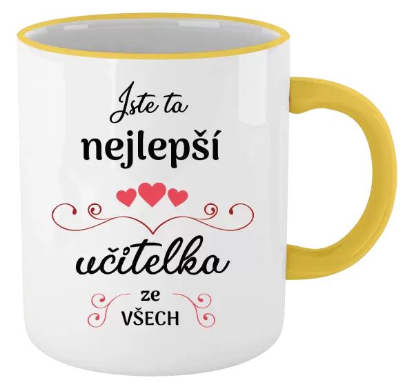 Hrnek Jste ta nejlepší učitelka ze všech