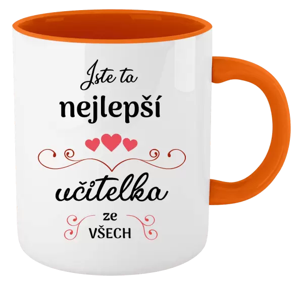 Hrnek Jste ta nejlepší učitelka ze všech