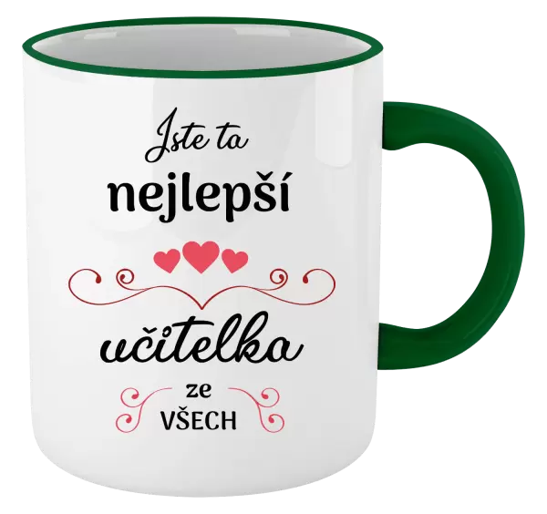 Hrnek Jste ta nejlepší učitelka ze všech