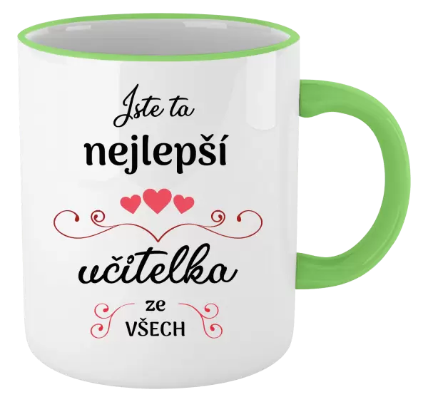 Hrnek Jste ta nejlepší učitelka ze všech