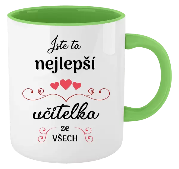 Hrnek Jste ta nejlepší učitelka ze všech