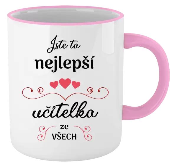 Hrnek Jste ta nejlepší učitelka ze všech