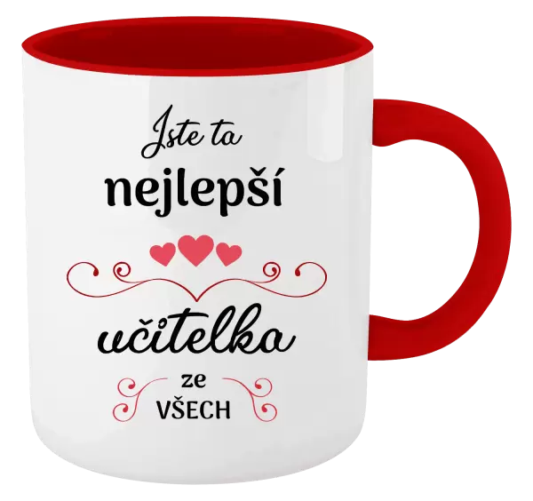 Hrnek Jste ta nejlepší učitelka ze všech