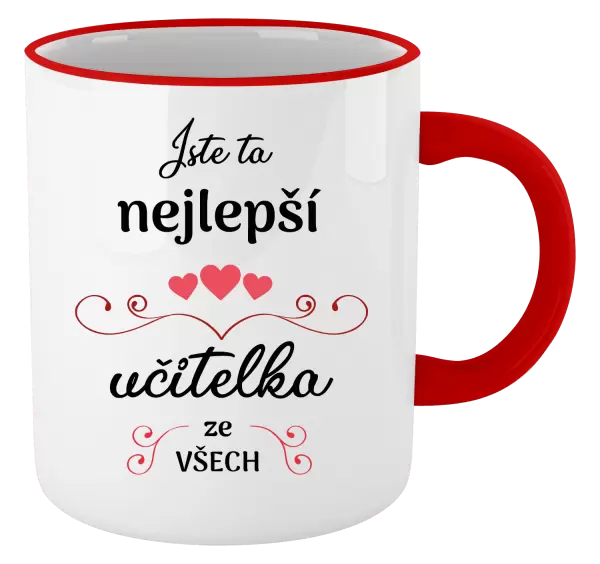 Hrnek Jste ta nejlepší učitelka ze všech