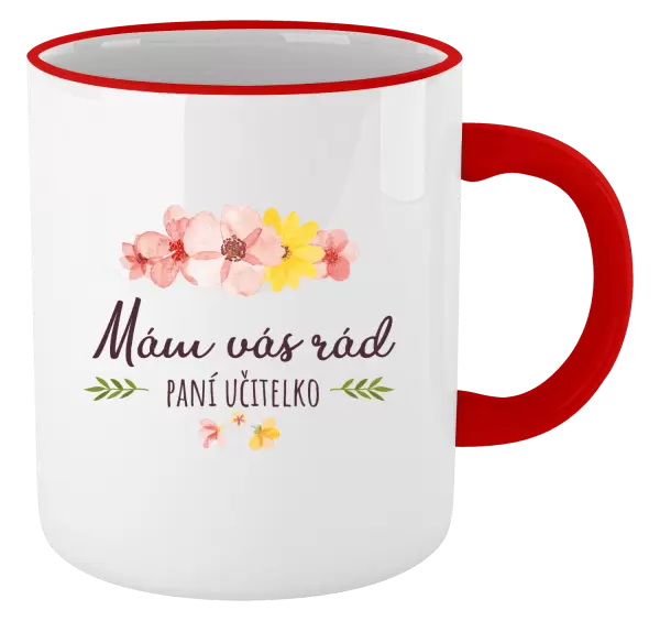 Hrnek Mám vás rád, paní učitelko