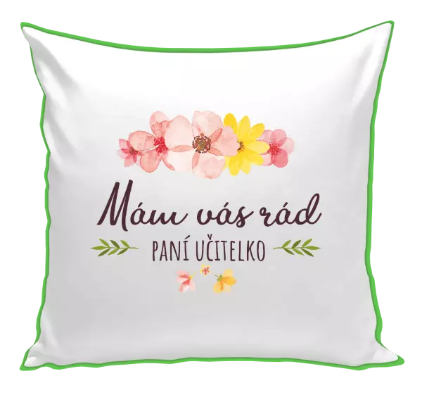 Polštář Mám vás rád, paní učitelko