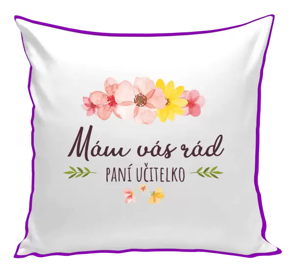Polštář Mám vás rád, paní učitelko