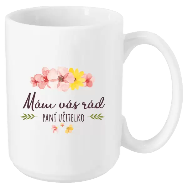 Hrnek Mám vás rád, paní učitelko