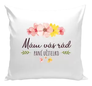 Polštář Mám vás rád, paní učitelko