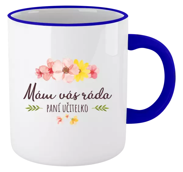 Hrnek Mám vás ráda, paní učitelko