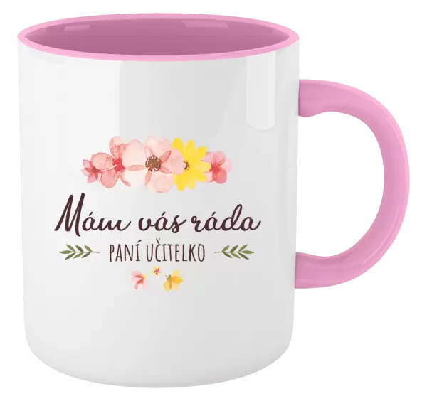 Hrnek Mám vás ráda, paní učitelko