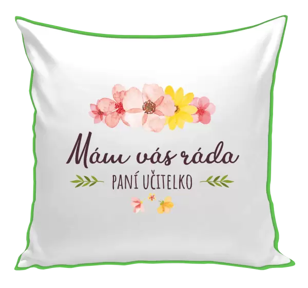 Polštář Mám vás ráda, paní učitelko