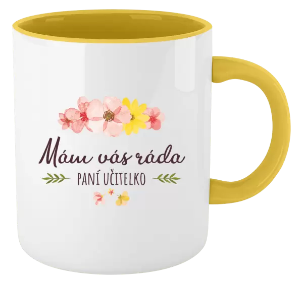 Hrnek Mám vás ráda, paní učitelko