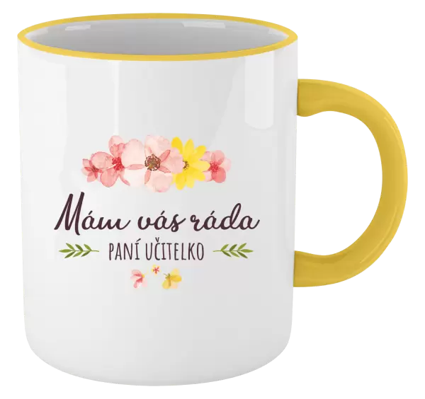 Hrnek Mám vás ráda, paní učitelko