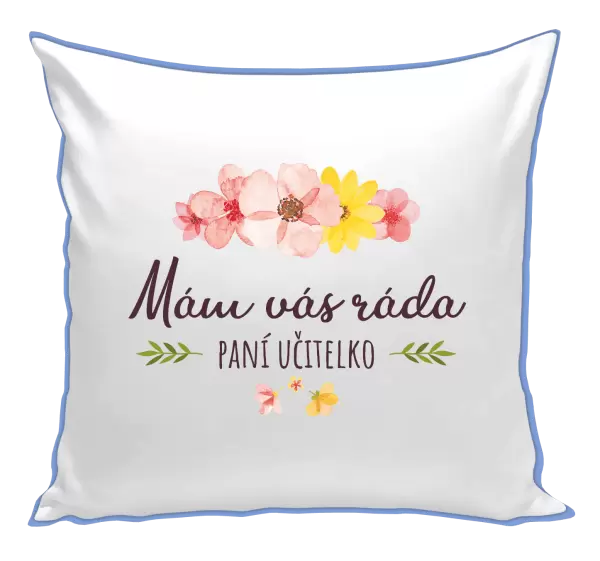 Polštář Mám vás ráda, paní učitelko