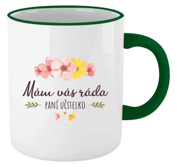 Hrnek Mám vás ráda, paní učitelko