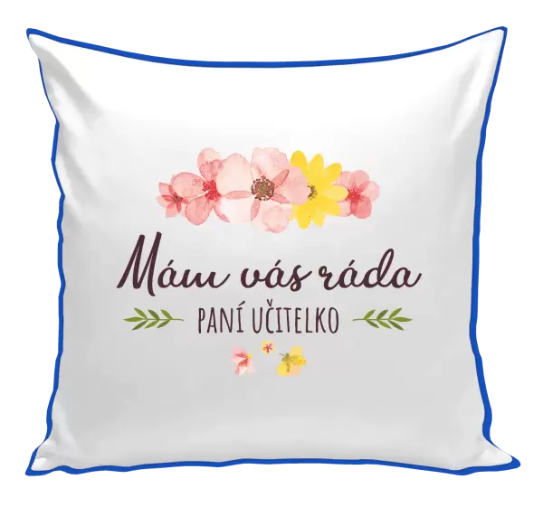 Polštář Mám vás ráda, paní učitelko