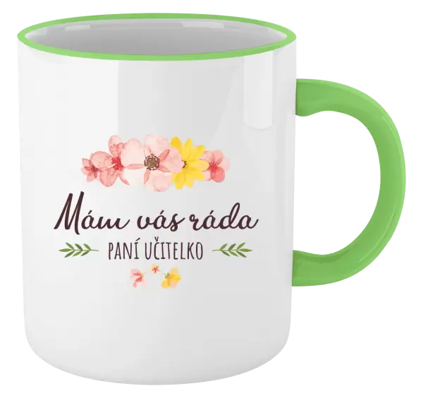 Hrnek Mám vás ráda, paní učitelko