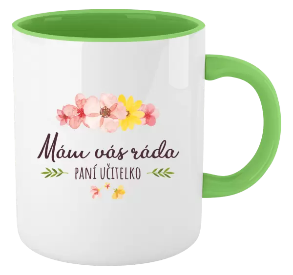 Hrnek Mám vás ráda, paní učitelko