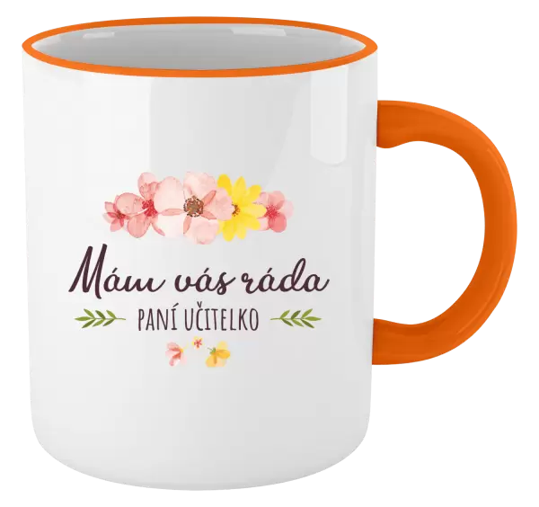 Hrnek Mám vás ráda, paní učitelko