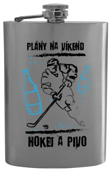 Placatka Plány na víkend - hokej a pivo